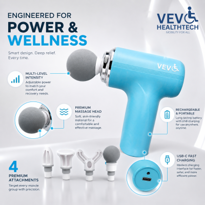 Deep Tissue Massage Gun – Instant Pain Relief at Home
